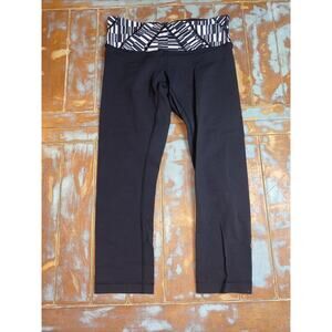 Lululemon Leggings Womens Size 6 Black All the Right Places Crop Cropped Pockets